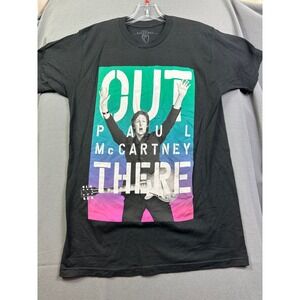 Paul McCartney Out There 2014 Tour T-Shirt Greensboro NC Black Men's Medium M